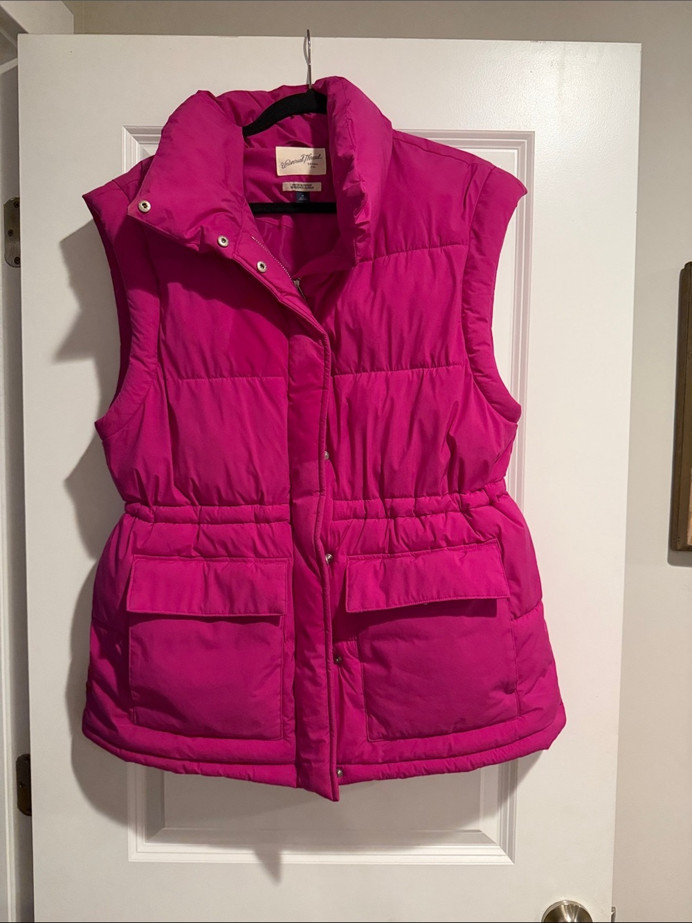 Universal Thread Hot Pink Quilted Puffer Vest